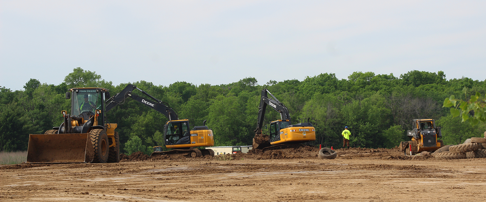 Backhoe training